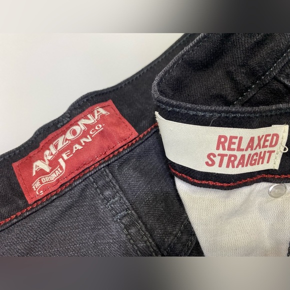 Straight-leg Stretch Jeans Relaxed Fit Arizona Brand W34 x L34 Normal Rise New - Picture 4 of 11